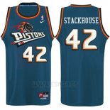 Camiseta Detroit Pistons Jerry Stackhouse #42 Azul