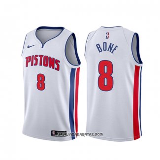 Camiseta Detroit Pistons Jordan Bone #8 Association Blanco