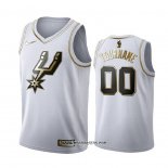 Camiseta Golden Edition San Antonio Spurs Personalizada Blanco