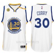 Camiseta Golden State Warriors Stephen Curry #30 Blanco