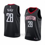 Camiseta Houston Rockets Tarik Black #28 Statement 2018 Negro