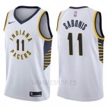 Camiseta Indiana Pacers Domantas Sabonis #11 Association 2017-18 Blanco