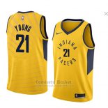 Camiseta Indiana Pacers Thaddeus Young #21 Statement 2018 Amarillo