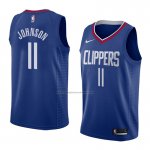 Camiseta Los Angeles Clippers Brice Johnson #11 Icon 2018 Azul