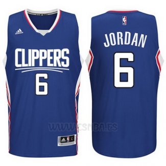 Camiseta Los Angeles Clippers DeAndre Jordan #6 Azul