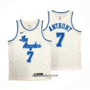 Camiseta Los Angeles Lakers Carmelo Anthony #7 Classic 2019-20 Blanco