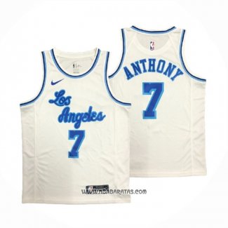 Camiseta Los Angeles Lakers Carmelo Anthony #7 Classic 2019-20 Blanco