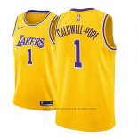 Camiseta Los Angeles Lakers Kentavious Caldwell-Pope #1 Icon 2018-19 Oro