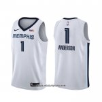 Camiseta Memphis Grizzlies Kyle Anderson #1 Association Blanco