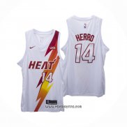 Camiseta Miami Heat Tyler Herro #14 Fashion Royalty Blanco