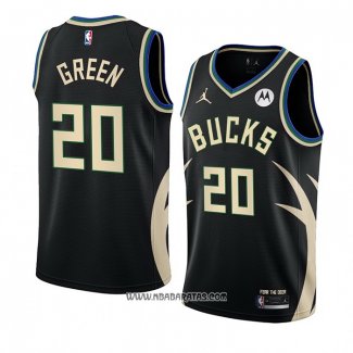 Camiseta Milwaukee Bucks A.C. Green #20 Statement 2022-23 Negro