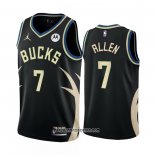 Camiseta Milwaukee Bucks Grayson Allen #7 Statement 2022-23 Negro
