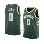 Camiseta Milwaukee Bucks Trevon Duval #0 Icon 2018 Verde