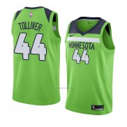 Camiseta Minnesota Timberwolves Anthony Tolliver #44 Statement 2017-18 Verde