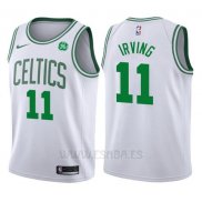 Camiseta Nino Boston Celtics Kyrie Irving #11 2017-18 Blanco