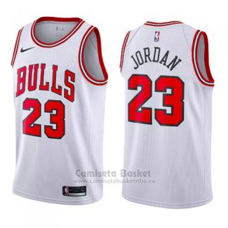 Camiseta Nino Chicago Bulls Michael Jordan #23 2017-18 Blanco