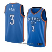 Camiseta Oklahoma City Thunder Chris Paul #3 Icon Azul