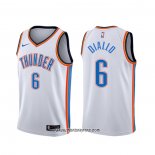 Camiseta Oklahoma City Thunder Hamidou Diallo #6 Association Blanco