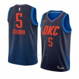 Camiseta Oklahoma City Thunder Richard Solomon #5 Statement 2018 Azul