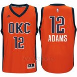 Camiseta Oklahoma City Thunder Steven Adams #12 Naranja