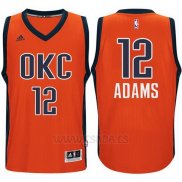 Camiseta Oklahoma City Thunder Steven Adams #12 Naranja