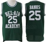 Camiseta Pelicula Bel-Air Academy Banks #25 Verde