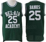 Camiseta Pelicula Bel-Air Academy Banks #25 Verde