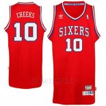 Camiseta Philadelphia 76ers Maurice Cheeks #10 Retro Rojo