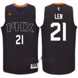 Camiseta Phoenix Suns Alex Len #21 Negro