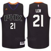 Camiseta Phoenix Suns Alex Len #21 Negro