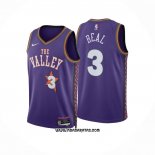 Camiseta Phoenix Suns Bradley Beal #3 Ciudad 2024-25 Violeta