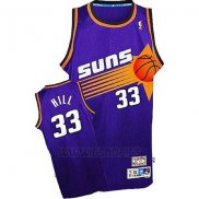 Camiseta Phoenix Suns Grant Hill #33 Retro Violeta