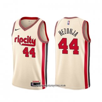 Camiseta Portland Trail Blazers Mario Hezonja #44 Ciudad 2019-20 Crema