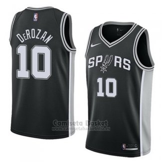 Camiseta San Antonio Spurs Demar Derozan Icon 2017-18 Negro