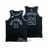 Camiseta San Antonio Spurs Tim Duncan #21 Statement 2022-23 Negro