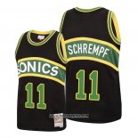 Camiseta Seattle SuperSonics Detlef Schrempf #11 Mitchell & Ness 1994-95 Negro