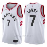 Camiseta Toronto Raptors Kyle Lowry #7 2017-18 Blanco