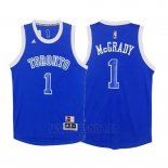 Camiseta Toronto Raptors Tracy McGrady #1 Retro Azul