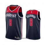 Camiseta Washington Wizards Rui Hachimura #8 Statement Azul