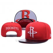 Gorra Houston Rockets Leather Rojo