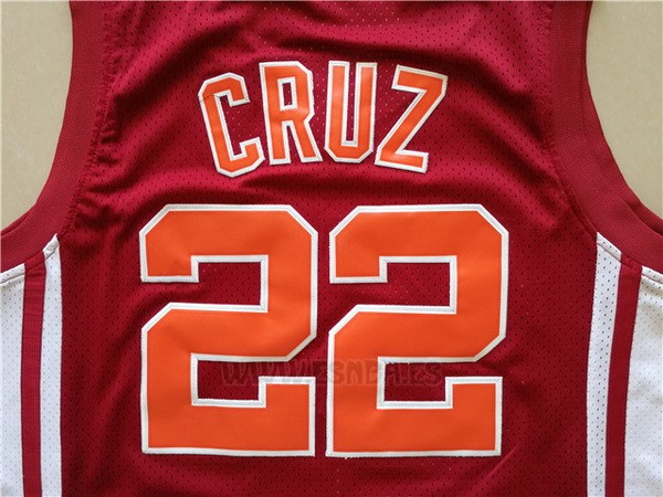 Camiseta NCAA Richmond Timo Cruz #22 Rojo